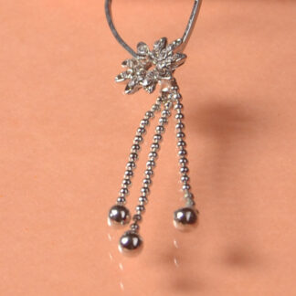 Piercing Flor con strass