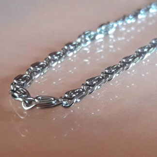 Cadena de acero con diseño de 50 cms x 2 mm