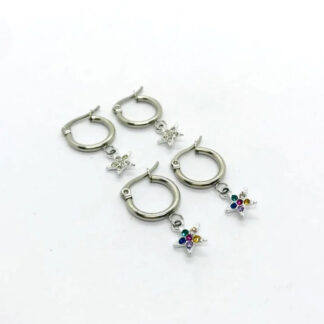 Aros Estrella c/strass